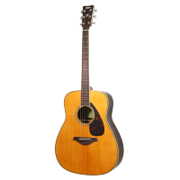 雅马哈自营(YAMAHA)全新升级款FG830VN 北美型号单板民谣吉他 复古色面单木吉他41寸 原木色玫瑰木背侧板 北美复古色