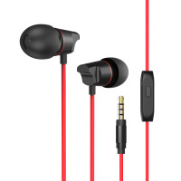 赛歌图H21手机耳机入耳式平板电脑耳麦重低音立体声线控耳塞 黑色