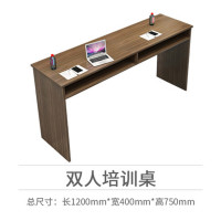 鑫金虎 简约办公家具职员培训会议桌长桌校园课桌双人条形桌洽谈桌1.2米 双人培训桌1.2米（不含椅）