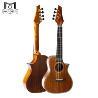 莫森(MOSEN)MUC910C相思木缺角全单板演奏级尤克里里专业UKULELE23英寸小吉他 原木色