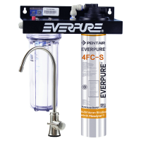 爱惠浦(EVERPURE)厨下式家用直饮净水器超滤机4FC-S升级款一体机商用净水机适用于奶茶店咖啡店美国原装进口主滤芯
