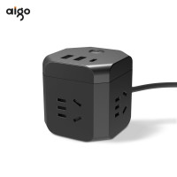 爱国者(AIGO)TPM01（黑）延长线插座（带电源适配器）