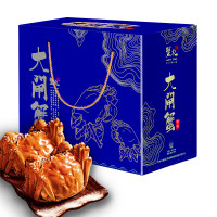 【鲜活】 湖中勇士 大闸蟹鲜活 公4.7-4.2两 母3.2-2.8两 4对装 鲜活礼盒