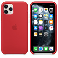 苹果Apple iPhone 11 Pro Max 硅胶保护壳 - 红色