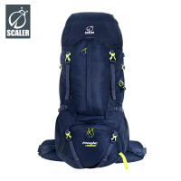 思凯乐(SCALER)Z8322015户外新款登山包60L大容量耐磨抗撕裂徒步露营旅行双肩背包 蓝色