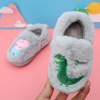 小猪佩奇 Peppa Pig 男女儿童棉拖鞋 9885 灰色 22码/16cm