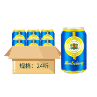 沃德古堡wurderburg 单一麦芽精酿啤酒320mL*24听国产整箱装原浆清澈型