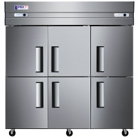 星星（XINGX） 1300升 商用六门厨房冰箱 立式双温冰柜 BCD-1300E