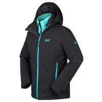 狼爪/Jack Wolfskin 女款三合一冲锋衣 5118601 深灰 S
