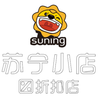 狮子标+苏宁小店+LOGO折扣店 3.0版外立面发光字(竖版)欧邦标识 H2000