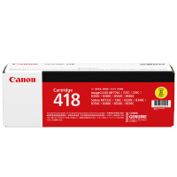 佳能（Canon） CRG 418 Y 硒鼓 2900页 黄色 （适用 MF8350cdn/MF8380cdw） （支） 黄色