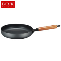 BRK Germany德国厨具明斯特精铁煎锅 精铁平底锅具26cm 煎蛋煎饼煎牛排 燃气灶专用锅