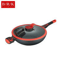 BRK Germany炒锅德国厨具科特布斯不粘锅炒锅B自离式不粘炒菜锅煎锅平底锅烹饪锅具32cm过滤器设计&可脱卸手柄