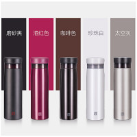 博友制钛 真空保温杯情侣纯钛杯子钛鲜杯子 男女茶杯车载水杯咖啡杯双层保温杯5色可选 自选色