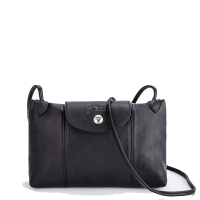 [直营] 珑骧(Longchamp) 羊皮迷你单肩包斜跨包 女包 黑色1061737001