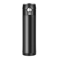 爱慕莎(emsa)捷程真空不锈钢保温杯双层保温水杯男士女士学生 360ml 黑色/冰蓝色/莓粉色/红色/深蓝色(滞销处理 玄黑 360ml518148
