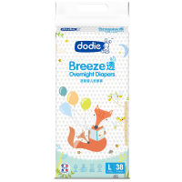 Dodie Breeze 透 · 夜款婴儿纸尿裤（L码）38片