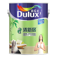 多乐士(Dulux) 竹炭清新居五合一内墙乳胶漆 墙面漆油漆涂料 A895 5L 厂家直送【5L-可调色】