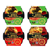 海底捞香辣素食自煮火锅400g*2+麻辣嫩牛自煮火锅415g+脆爽牛肚自煮火锅415g