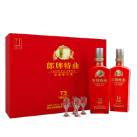 郎牌特曲T3精致版（双瓶礼盒装）50度浓香型白酒 500ml*2瓶