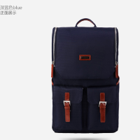 外交官(Diplomat)YH-752L外交官商务休闲双肩背包 电脑包书包28*14*41CM 深蓝色 单个装 背包 深蓝色