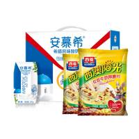 伊利 安慕希希腊风味酸牛奶原味205g*16盒+西麦红豆牛奶560g+红枣牛奶燕麦片560g SY