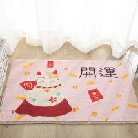 地垫垫吸水卫生间地垫防滑浴室口脚垫地毯卧室进_178_514_621_361 60×90厘米 蛋糕绒开运