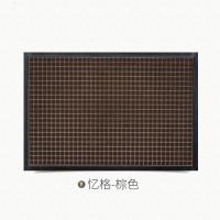 豪宅入户地垫酒店商场户外地毯进垫家用进户商业大口脚垫_2_661 45x75cm【5年踩不坏/厚实不移位】 忆格-棕色