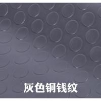 浴室防滑垫PVC塑料地毯厨房防水走廊橡胶地垫大面积楼梯满铺脚垫_2_248 1米宽*1米长【1.8mm厚】 灰色铜钱纹
