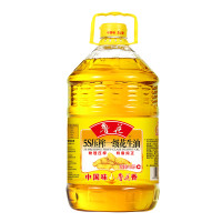 鲁花一级花生油5.436L*4物理压榨家庭装一箱