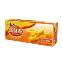 康师傅 蛋酥卷 醇香芝麻味108g/盒 休闲零食小吃蛋卷 （100袋起起发）
