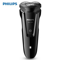 飞利浦（Philips） 电动剃须刀 S1010/04 干湿两用三刀头全身水洗 充电旋转式刮胡刀 钢琴黑