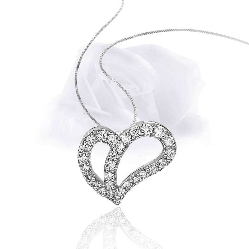 钻石小鸟zbird悠悠我心铂900钻石吊坠ngf69