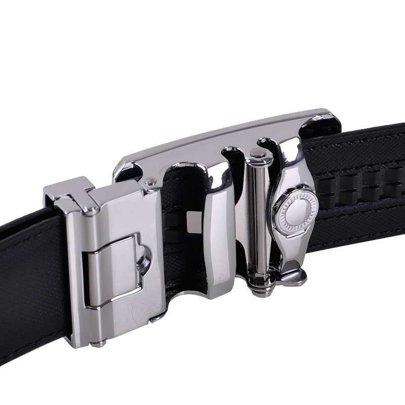 曼度男士牛皮自动扣皮带mdp0099