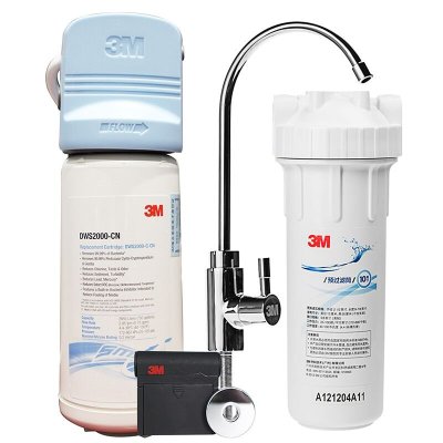 3M 净享FMS-DWS2000-CN型智能家用净水器 无废水直饮矿物质净水器