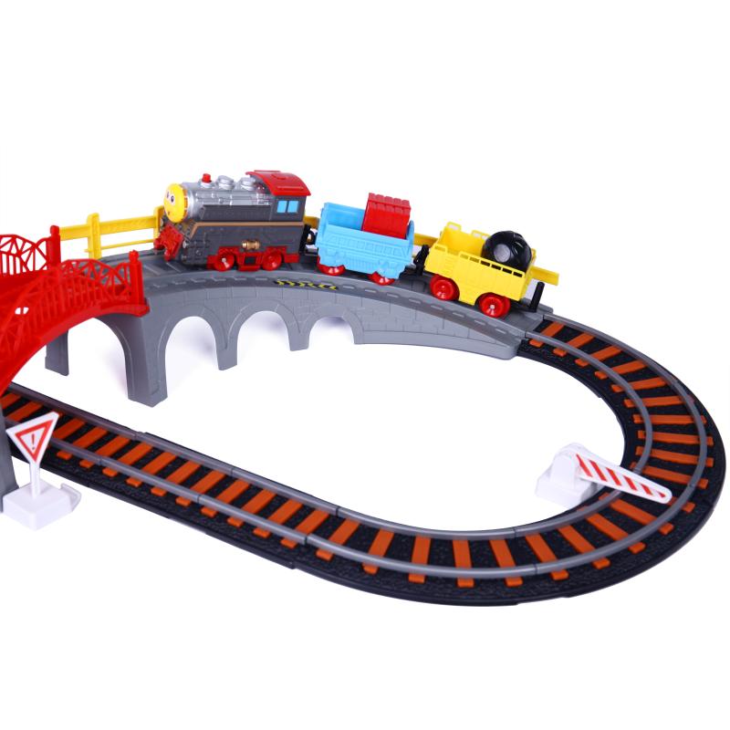 立昕托马斯轨道系列小小铁道工电动轨道车玩具23488