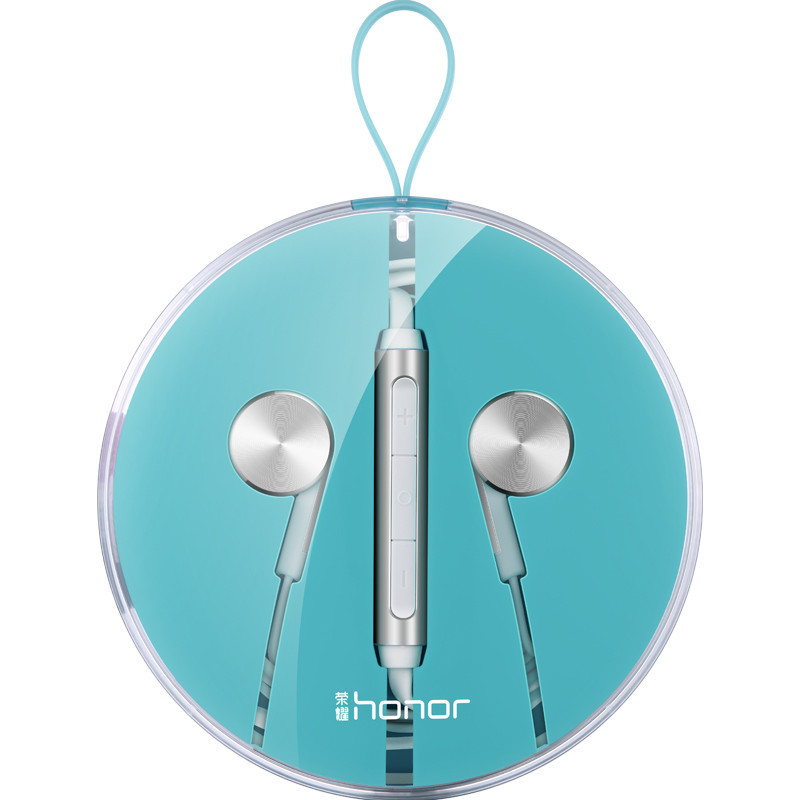 华为荣耀入耳式耳机am13 皓月银