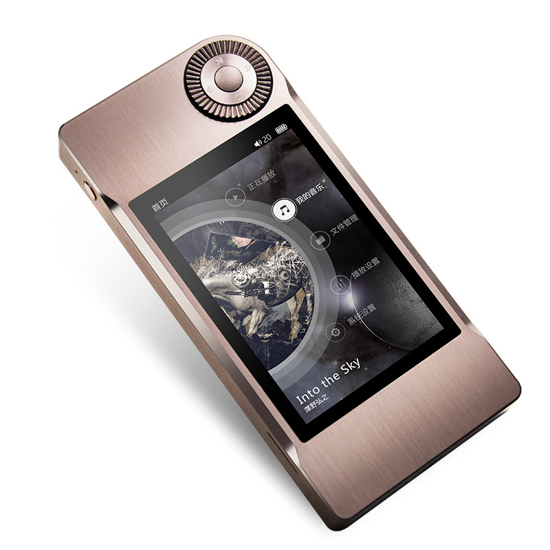 山灵shanlingm5便携hifi播放器发烧转轮mp3鎏砂铜