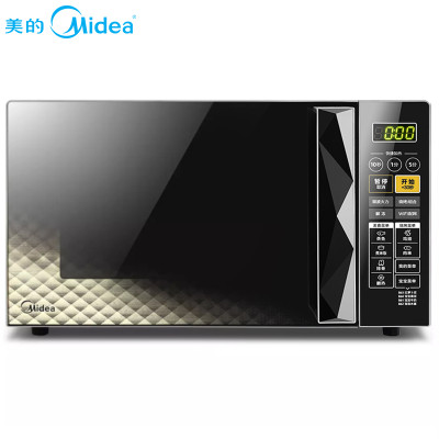 美的（Midea）M3-L253C 智能微波炉 光波烧烤 1000瓦快捷加热 25升大容量 智能App控制