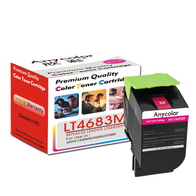 欣彩（Anycolor）LT4683粉盒（专业版）AR-LT4683M红色 墨粉盒适用联想C8300 C8300N