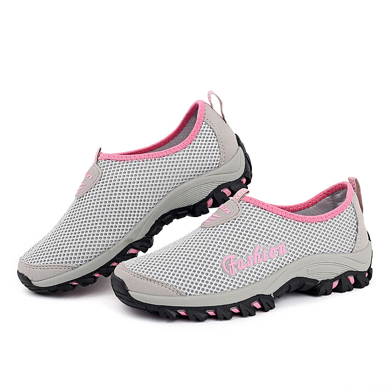 羊骑士2017主打夏款户外休闲网布情侣款 蓝荧光绿色 36码