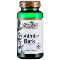 斯旺森Swanson 育亨宾树皮营养胶囊 100粒/瓶 美国进口 促进荷尔蒙分泌