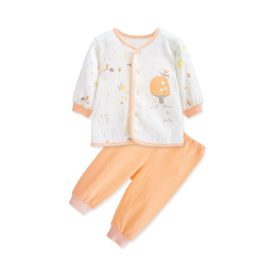 苏宁自营婴姿坊男女童两件套米白