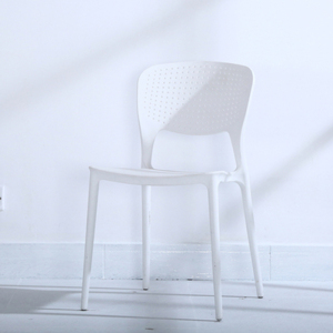鑫金虎 现代简约镂空椅子塑料成人餐椅家用北欧书桌椅简易凳子加厚靠背椅
