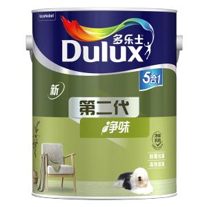 多乐士(Dulux)金装第二代五合一净味乳胶漆内墙面漆 油漆涂料A8151 5L 哑光白色