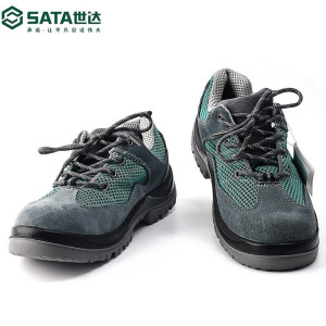 世达(SATA)休闲款多功能防静电安全鞋 灰绿色