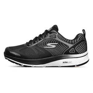 Skechers斯凯奇超新星同款男女跑步鞋减震网面运动鞋128272 BKSL黑色/银色 37.5