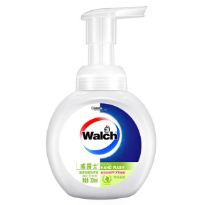 威露士(Walch)泡沫洗手液 按压瓶装抑菌消毒99.9% 泡沫丰富易冲洗