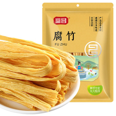 富昌 腐竹618g*3 手工黄豆制品特产干货腐竹素肉炒菜凉拌火锅材料