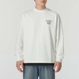 Skechers斯凯奇男装新款休闲套头衫圆领卫衣L324U111-0018 ZP